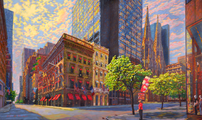 Fifth Avenue Sun; 36x60